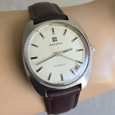 Vintage ZENITH men's automatic watch cal.2562PC 23Jewels DATE swiss 1970s picture