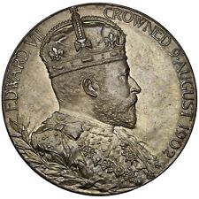 CORONATION of Edward VII & Alexandra 1902 silver Medal / Eimer-1871b picture
