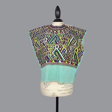 Vintage Womens Huipil Top Small Knit Folk Indigenous picture