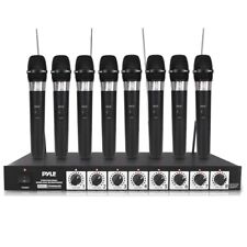 Pyle 8 Mic Professional Handheld VHF Wireless Microphone System picture