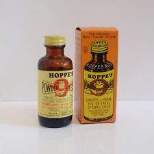 Vintage Hoppe's No. 9 Nitro Powder Solvent 2 oz. Bottle Box Prop Advertisement picture