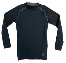 Nike Pro Mens Large Black Mock Neck Compression Activewear Shirt Dri-Fit picture