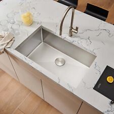 Ruvati 30-inch Undermount 16 Gauge Kitchen Sink Single Bowl - RVH7300 picture