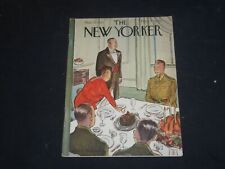 1943 NOVEMBER 27 THE NEW YORKER MAGAZINE - ILLUSTRATED COVER - NY 1733 picture