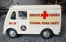 Tonka Truck 1957 #5 Rescue Squad Van Nice Original OEM Complete picture