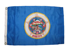 3x5 State of Minnesota Polyester Premium Quality Flag 3'x5' Banner W/ Grommets  picture