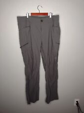 Eddie Bauer Men's  First Ascent Cargo Pants 36x32 Gray Nylon Outdoors Hiking A16 picture