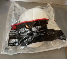3M Non Vented Hard Hat w/ Ratchet Adjustment Front Brim Type 1 White Safety Gear picture