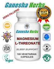 Magnesium L Threonate  - 100 x 500mg Vegan Capsules - Non-GMO - NO FILLERS picture