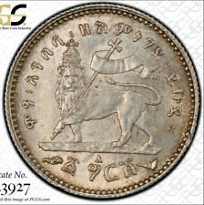 Ethiopia, Menelik II, Gersh EE1891-A (1899) Silver, Paris Mint, PCGS MS62, KM-12 picture