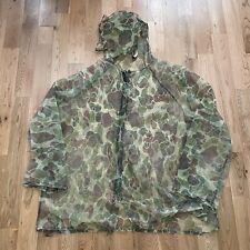 Vintage 80’s Rattlers Brand Duck Camo Mesh Hooded Jacket XL Made USA Woodland picture