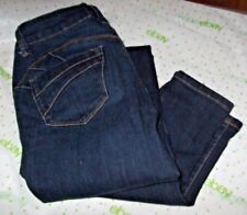 $74 BLUE ASPHALT TEEN GIRL dark wash slim ankle jeans 28/32 SIZE 3L s1 picture