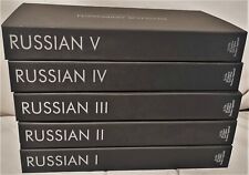 Pimsleur RUSSIAN Language levels 1 2 3 4 5 Gold edition Audio Course (80 CD's) picture