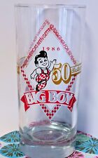 1986 Vintage Bob's Big Boy 50th Anniversary Collectible Glass Good Condition picture