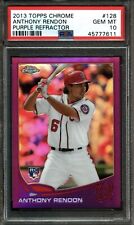 2013 TOPPS CHROME PURPLE REFRACTOR #128 ANTHONY RENDON RC PSA 10 picture