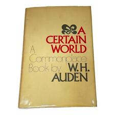 A Certain World A Commonplace Book WH Auden HC DJ First Edition 1970 picture