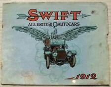 SWIFT CARS 7HP & 8HP Car Sales Brochure 1912 DE LUXE & TORPEDO picture