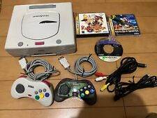 SEGA Saturn Console White Color & Controller with games Japan picture