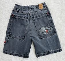 Boy’s Vintage Y2K Jnco Jean Shorts w/Crocodile Patch - Size 18 picture
