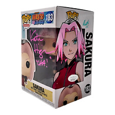Sakura Signed Funko Pop Naruto Kate Higgins Art Remarque Sketched Anime JSA COA picture