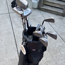 Complete Set Left Hand Golf Clubs Mizuno Irons Hybrid Driver Putter Bag Balls picture