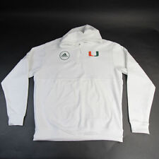 Miami Hurricanes adidas Sweatshirt Men's White New picture