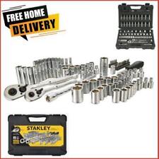 Sae Metric Mechanics Tool Set 85-piece Ratchet & Socket Sets 1/4 In. and 3/8 in picture