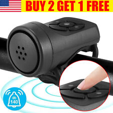 USB Charging Bicycle Horn Super Loud Bells Mountain Bike Electric MTB Horn 140db picture