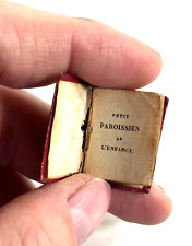 Antique 1800's Petit Paroissien de L'Enfance PARIS didot miniature book france picture