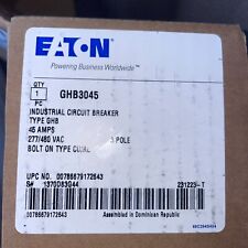 BRAND NEW Eaton Cutler Hammer GHB3045 3pole 45amp 277/480v Circuit Breaker picture