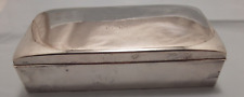 E.P.C.A Poole Silver Co. 1899 Cigarette Box wooden inside silver plate picture