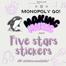 Monopoly Go CHEAP 5🌟 Stickers On Your Choice (FAST DELIVERY) picture