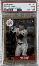2017 Topps Aaron Judge Silver Pack Promo #87-AJ PSA 9 Mint picture