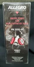 Allegro Industries Smoke Tubes For Qualitative Fit Tests 2050-01~ 6 tubes w/Caps picture