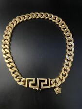 Versace Choker Necklace Gold Tone picture