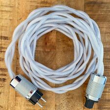 HiFi Audio Power Cable US AC EU Schuko Silver Plated OCC PC Power Supply Cord picture