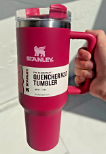 Valentine Day Cosmo Pink Stanley Cup 40oz Quencher H2.0 Stanley Tumbler New 2024 picture