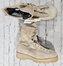 McRae Combat Boots Beige Waterproof Military Army Temperate Weather MENS SZ 7 W picture