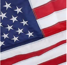 GAINT SIZE 10 X 15 FOOT EMBROIDERED NYLON AMERICAN USA FLAG 10X15 us states picture