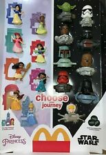 2021 McDONALD'S Star Wars and Disney's Princess HAPPY MEAL TOYS Or Set picture