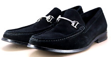 Stacy Adams Men's Horsebit Dress Loafers Shoes Size 13 Suede Black 24914-008 picture