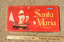 Scientific Santa Maria Wood Ship Model Kit 301 1977 - Open Box Never Assembled picture