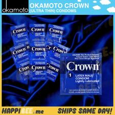 CROWN Lubricated Condoms Latex🍯003 Male Protection Bareskin Ultra Thin Pleasure picture