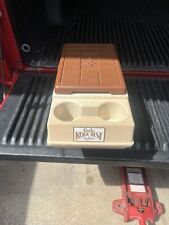 Vintage Kool Rest IGLOO Console Cooler Brown Tan Can Holder Ice Chest picture
