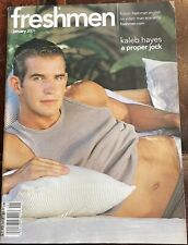 Freshmen Magazine January 2001 Gay Interest like Playgirl Kaleb Hayes  picture