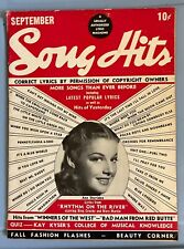 Vintage Song Hits Magazine, September 1940 Hits of Yesterday Song Popular Lyrics picture