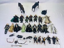 Rare Vintage Lot Of 25 Lord Of The Rings NLP Figures W/ Some Weapons And Capes picture