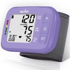 SEJOY Digital Wrist Blood Pressure Monitor Automatic BP Cuff Heart Rate Machine picture