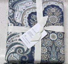 Pottery Barn Jordana Paisley Percale Full/Queen duvet cover ~ New picture