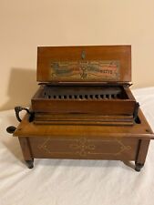 The National Mechanical Orguinette Late 19th Century Musical Scroll Device ah-25 picture